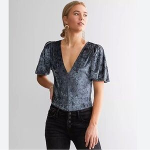 Free People Don't You Wish Bodysuit Size Small